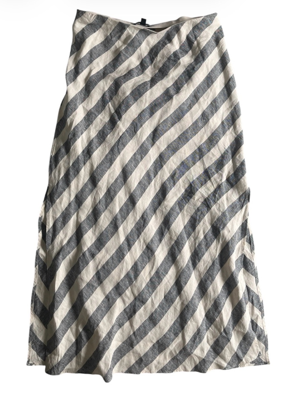 J. Crew 100% Linen Skirt with Side Slits